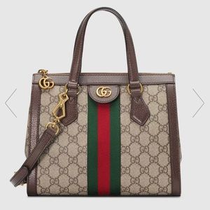 OPHIDIA GG SMALL TOTE BAG